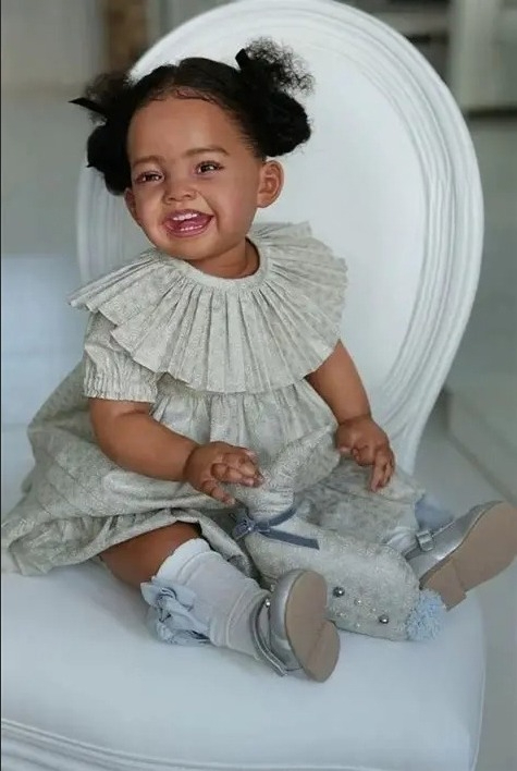 Baby Products For Curly Hair - NPK 24'' Unfinished Dark Brown Skin
