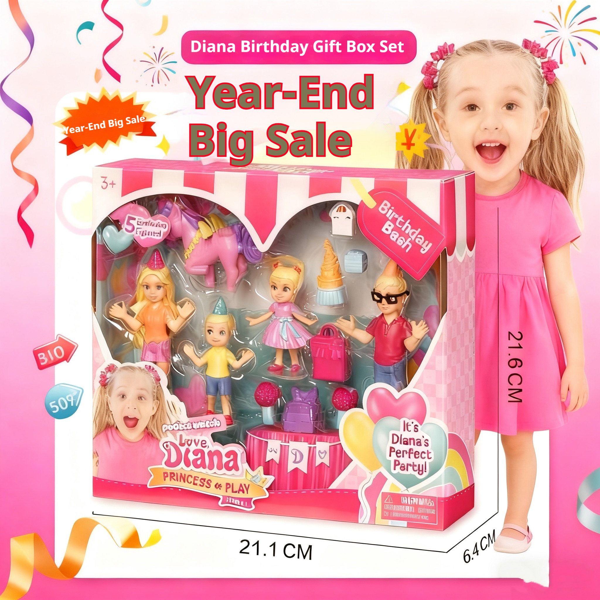 Baby Products For 1 Year Old - Instock Diana Princess Dream Girl Doll