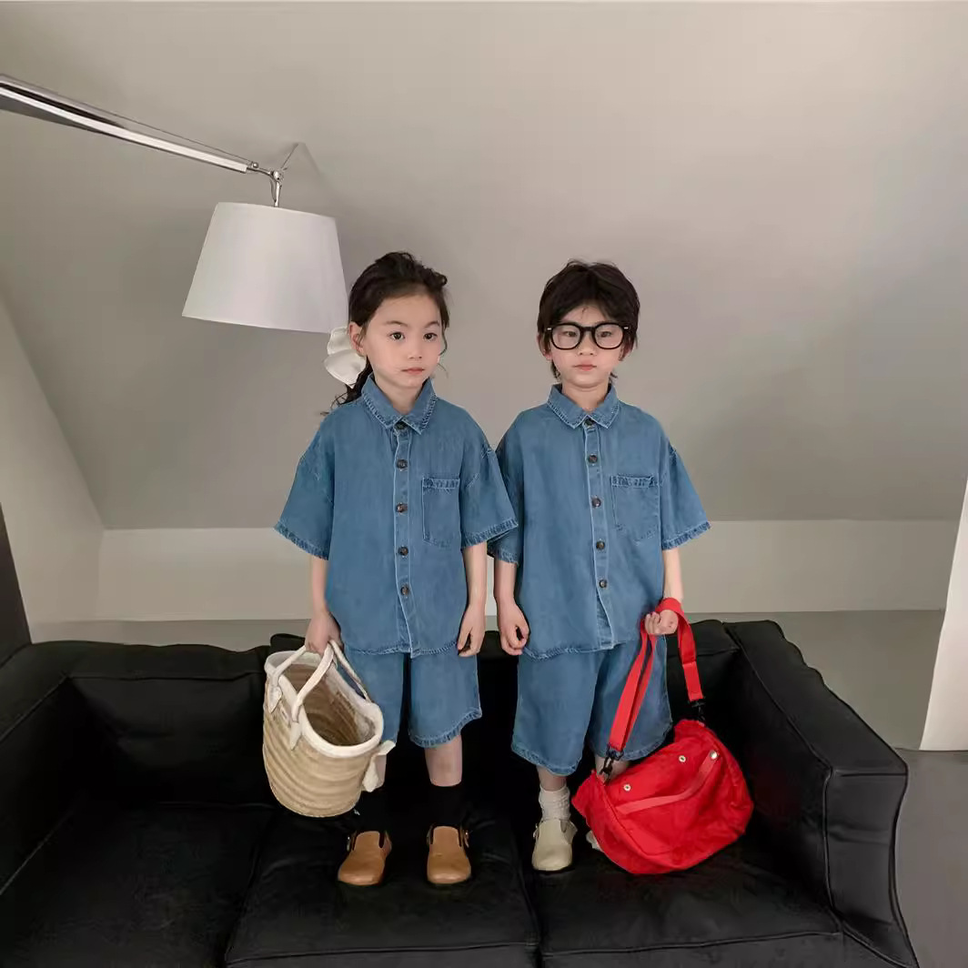 Baby Products Korean - Children's Set 2025 Summer New Product