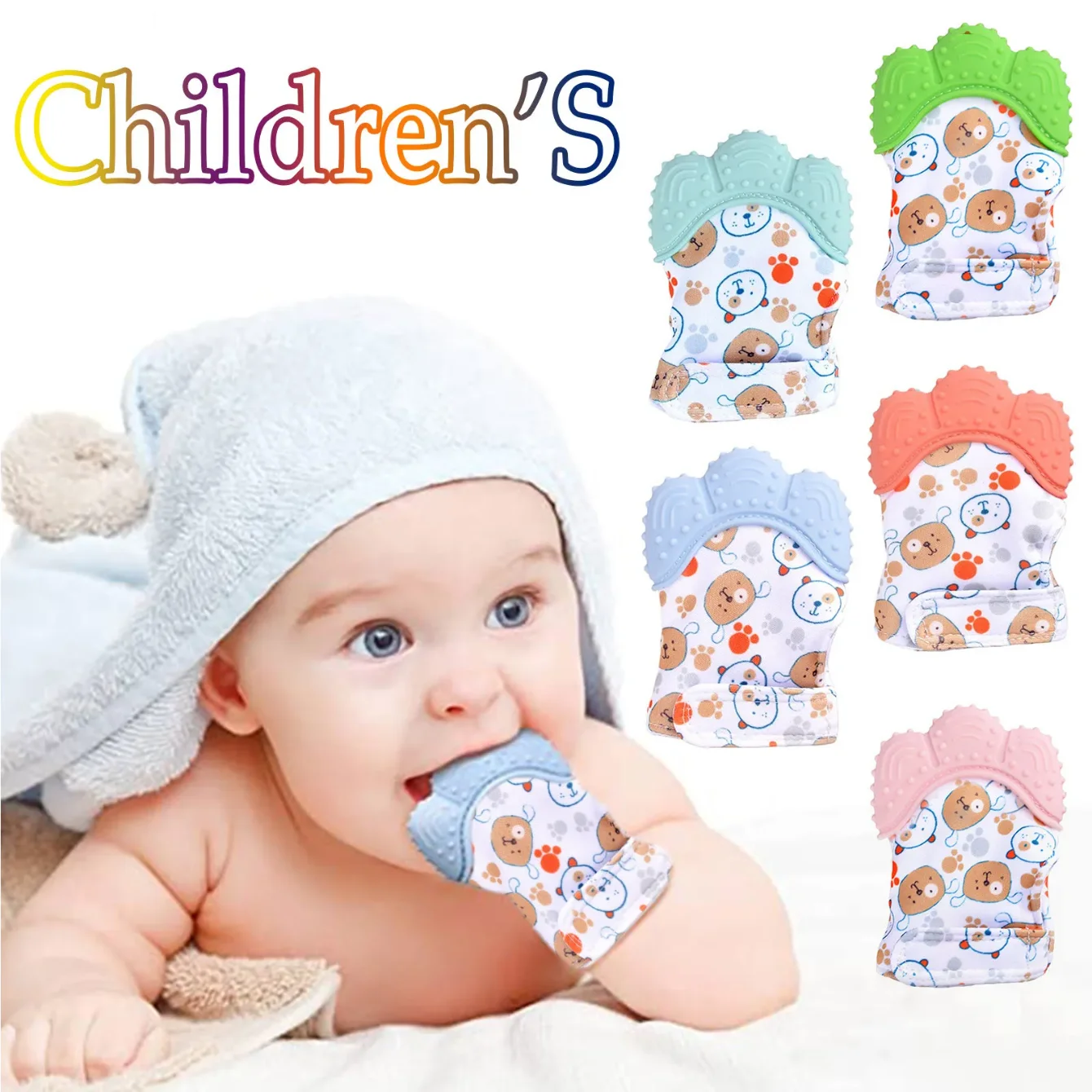 Newborn Teething Silicone Mitt - Teething Mitten Baby 评论和价格
