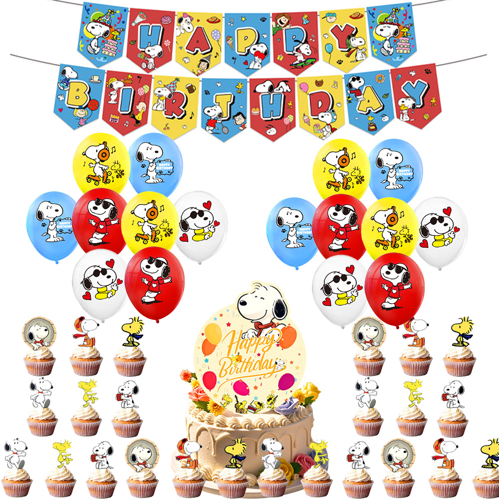 Snoopy Birthday Party Decorati - Baby Products In 评论和价格