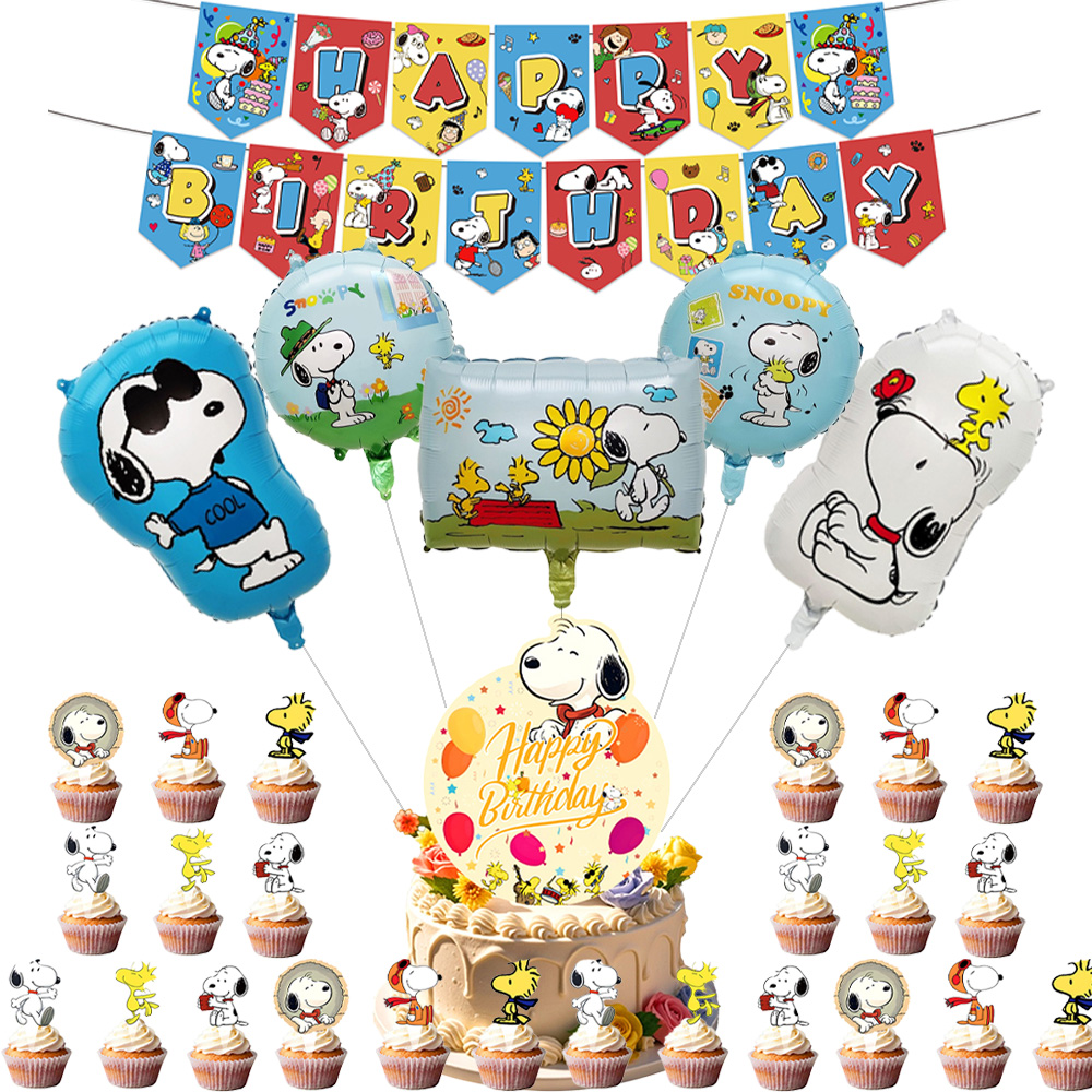 Snoopy Birthday Party Decorati - Baby Products In 评论和价格