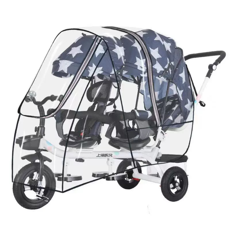 Twin Stroller Rain Cover Doubl - Stroller Rain Cover 评论和价格