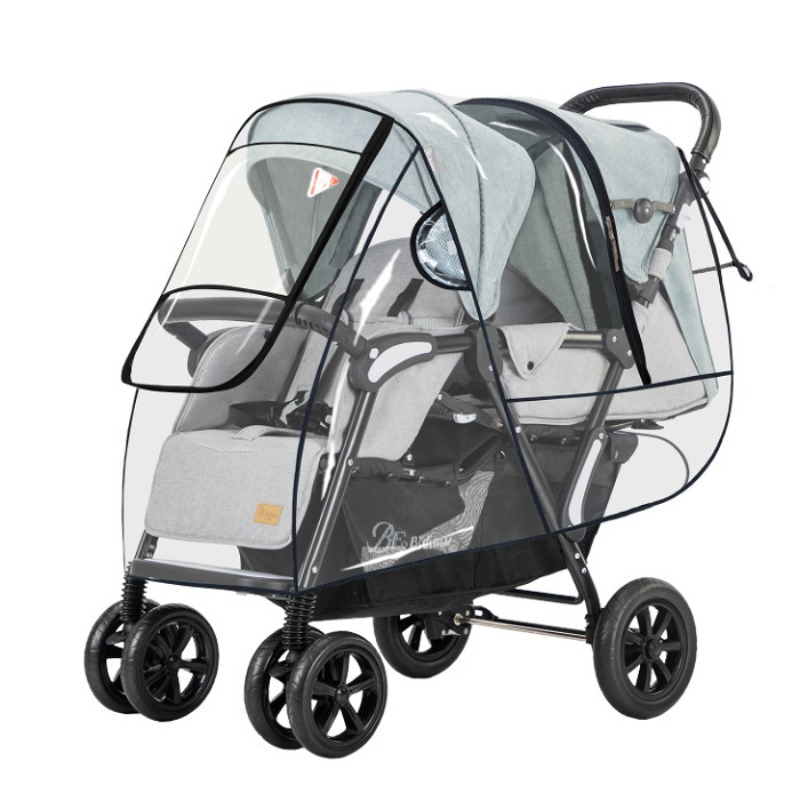 Twin Stroller Rain Cover Doubl - Stroller Rain Cover 评论和价格