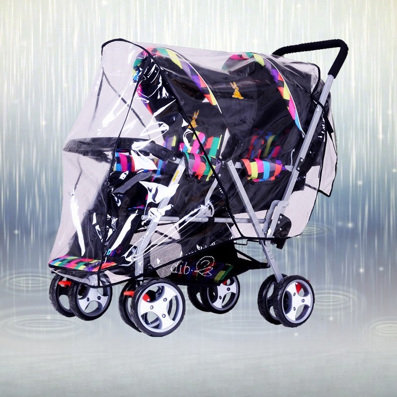 Front Back Seat Double Twin Ba - Stroller Rain Cover 评论和价格