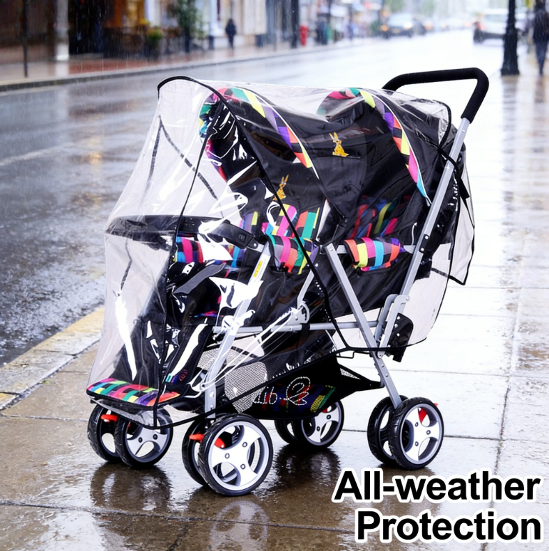 Front Back Seat Double Twin Ba - Stroller Rain Cover 评论和价格