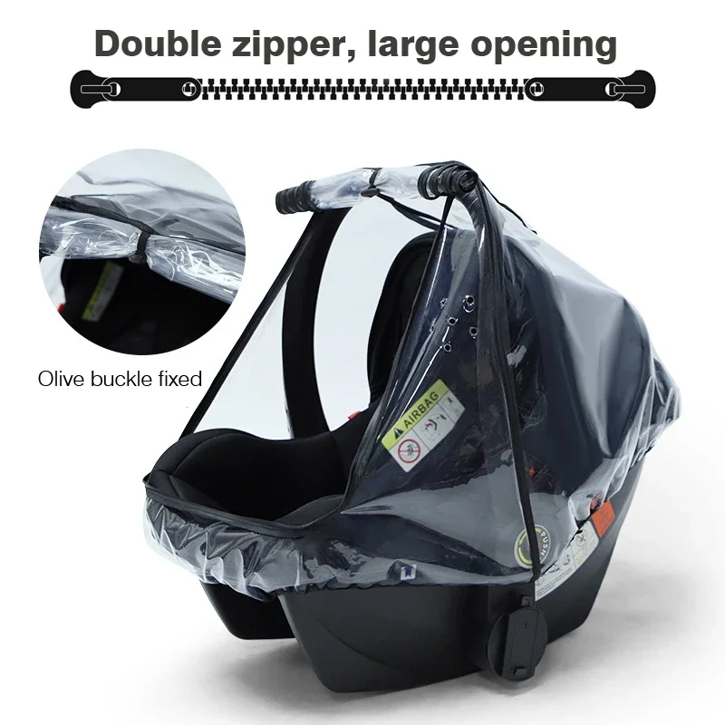 Baby Cart Basket Rain Cover Wi - Stroller Rain Cover 评论和价格