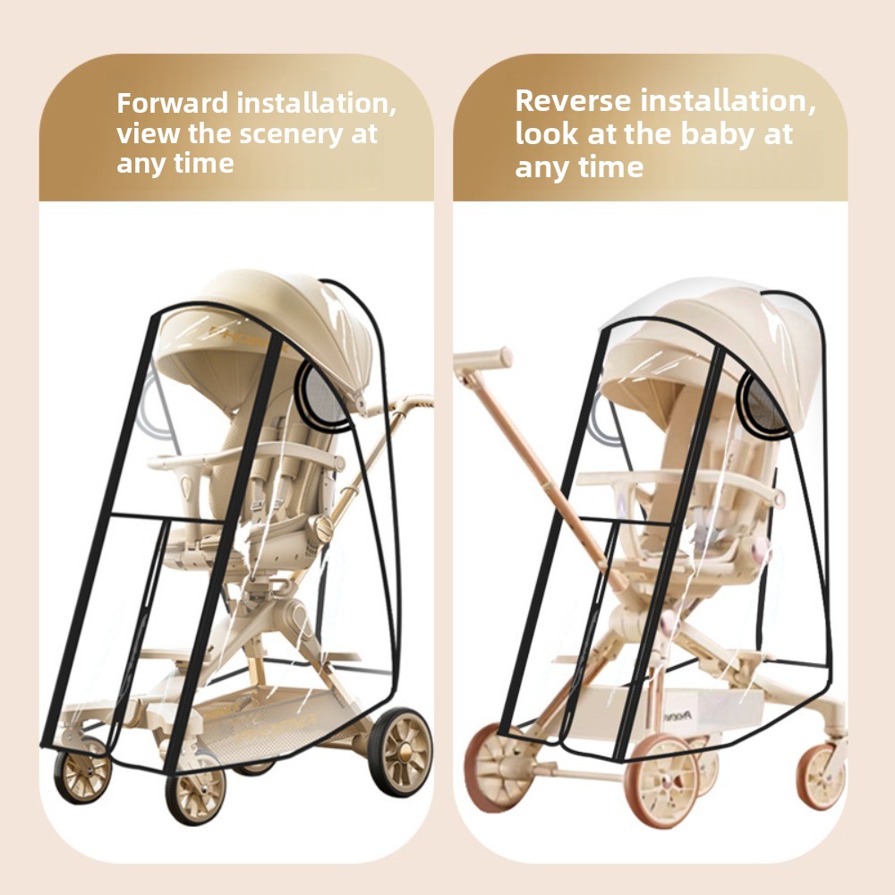 Transparent Baby Strollers Rai - Stroller Rain Cover 评论和价格