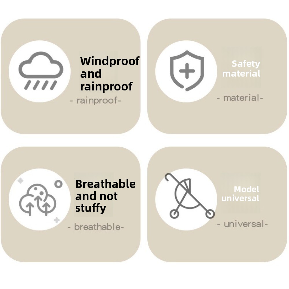 Transparent Baby Strollers Rai - Stroller Rain Cover 评论和价格
