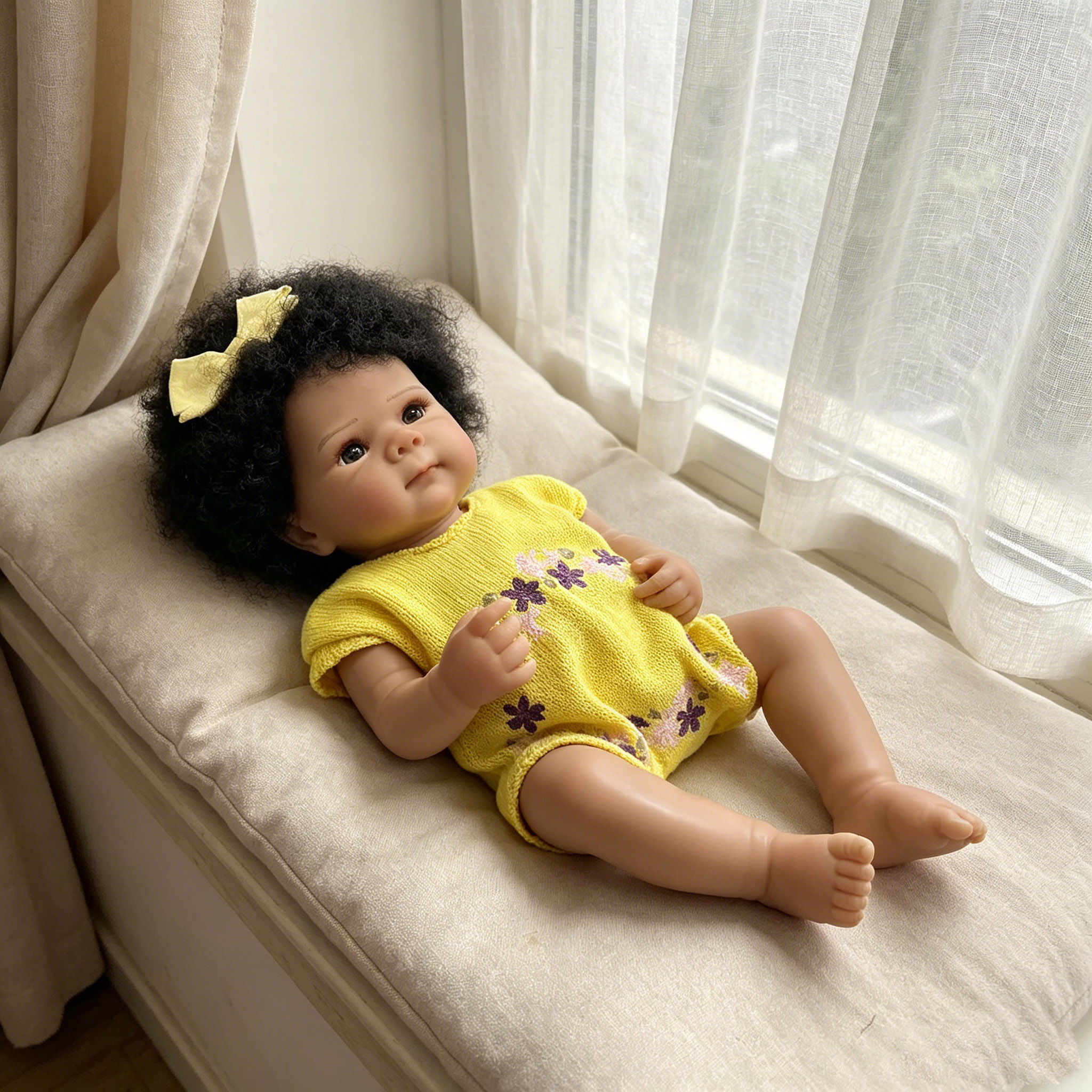 Dark Skin Full Vinyl Body Bett - Baby Products For Curly Hair 评论和价格