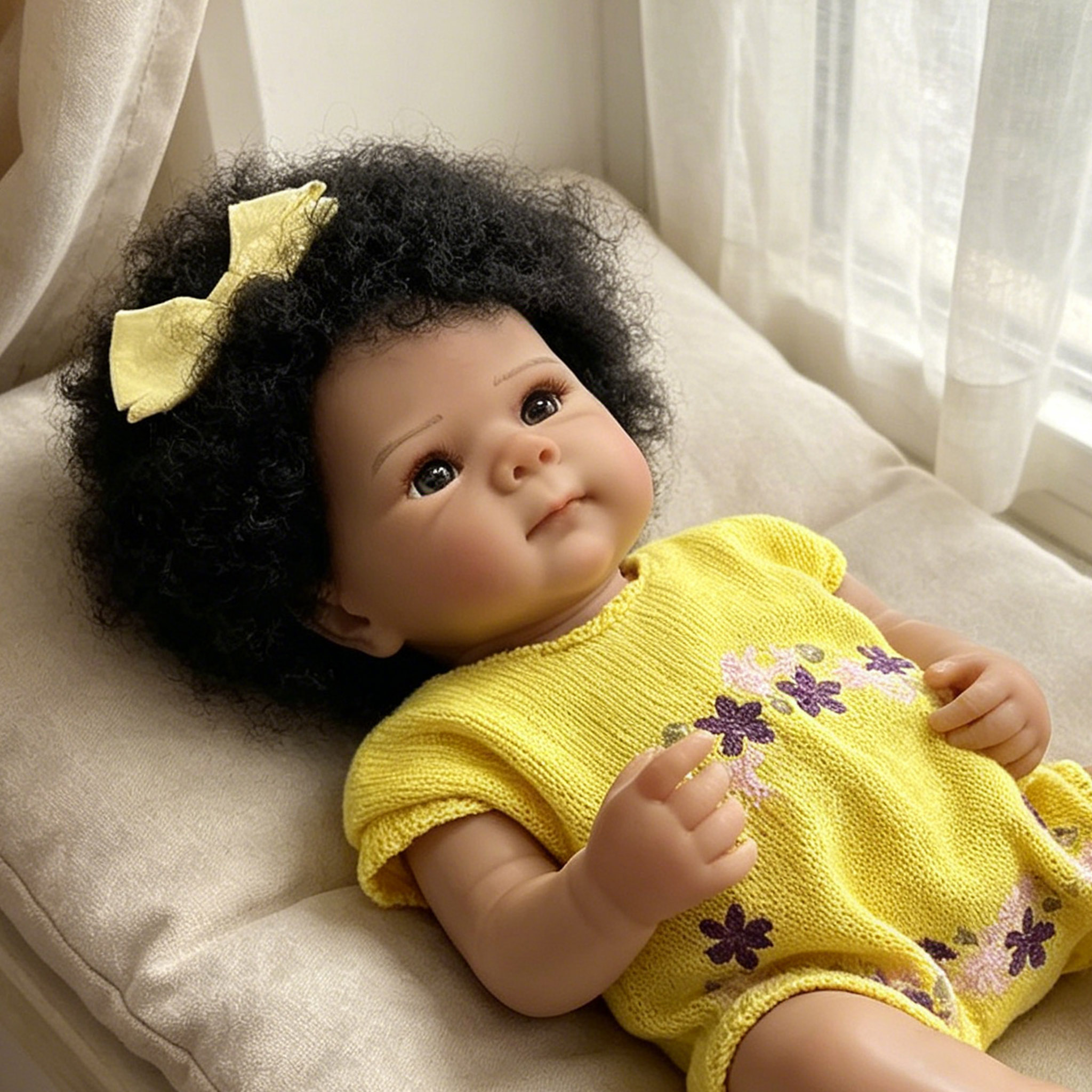 Dark Skin Full Vinyl Body Bett - Baby Products For Curly Hair 评论和价格