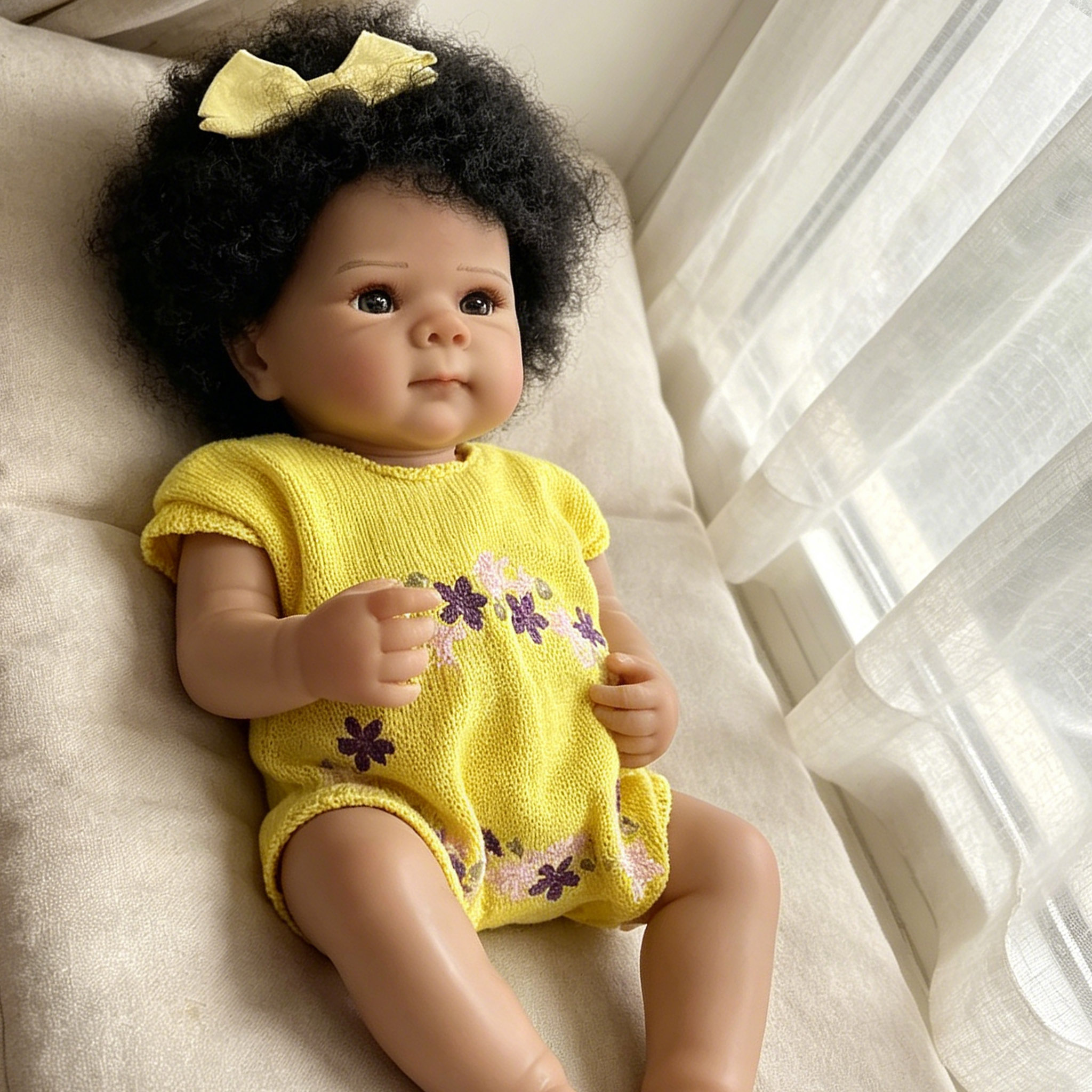 Dark Skin Full Vinyl Body Bett - Baby Products For Curly Hair 评论和价格