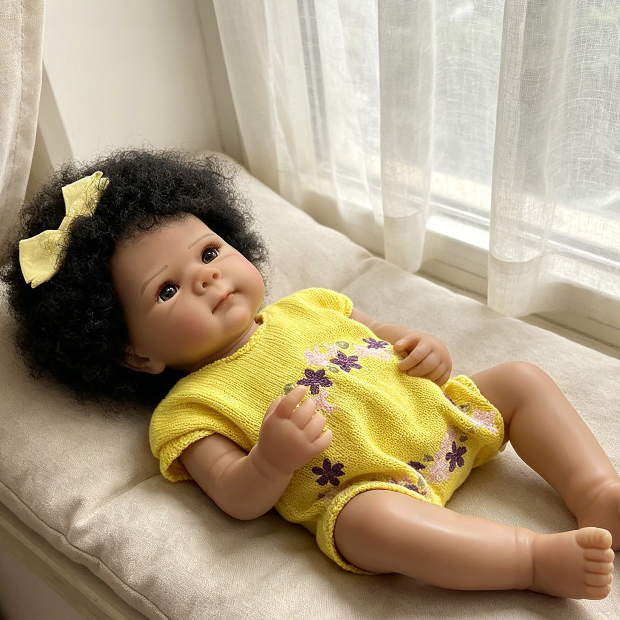 Dark Skin Full Vinyl Body Bett - Baby Products For Curly Hair 评论和价格