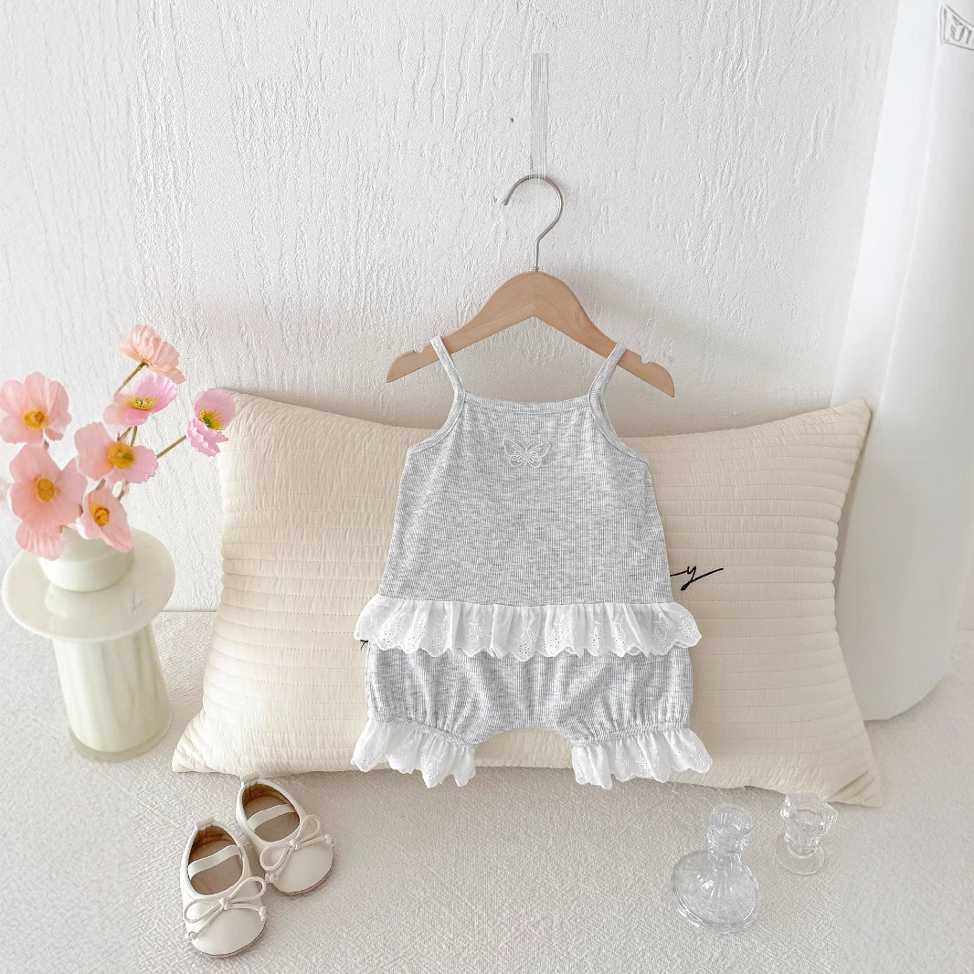 Korean Ins Splicing Lace Strap - Baby Products Korean 评论和价格