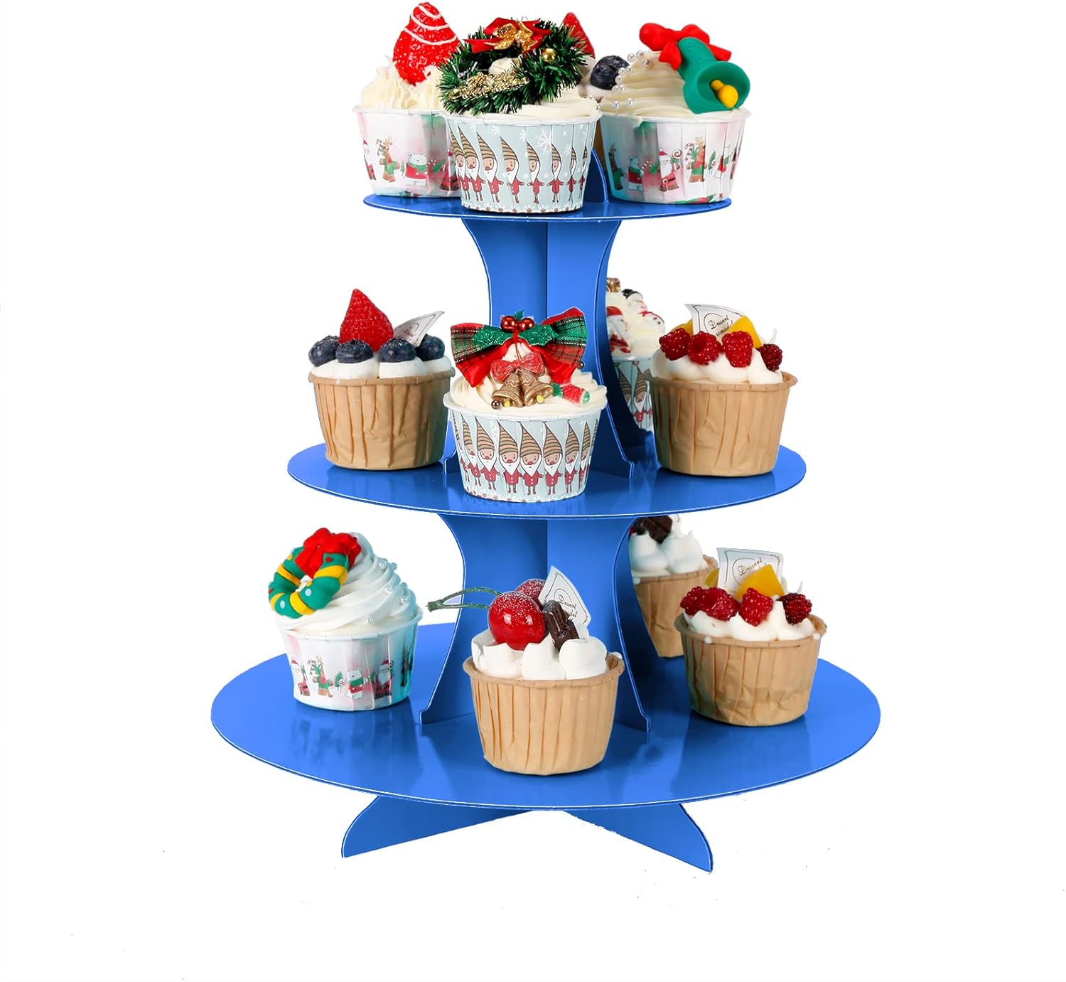 3-Tier Cupcake Stand, 2Pcs, St - Baby Products In 评论和价格
