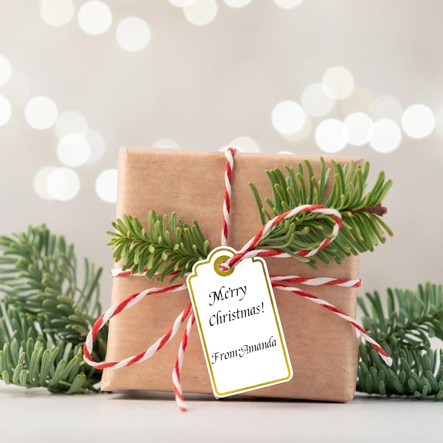 Gold Foil Gift Tags with Strin - Baby Products In 评论和价格