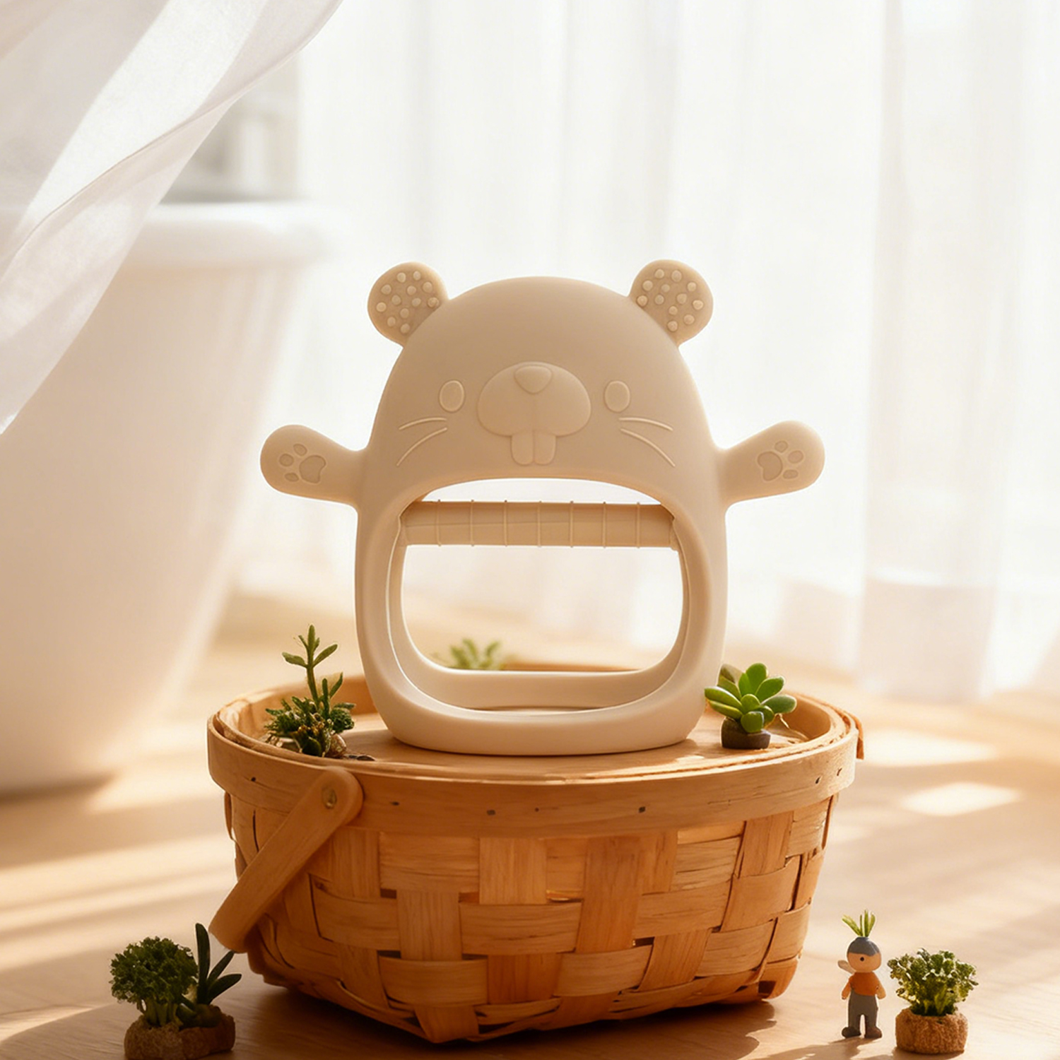 Baby Teething Toy Silicone Tee - Teething Mitten Baby 评论和价格