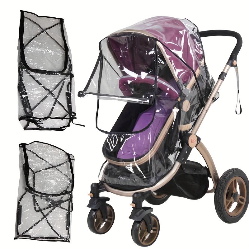 1pc Portable Universal Waterpr - Stroller Rain Cover 评论和价格