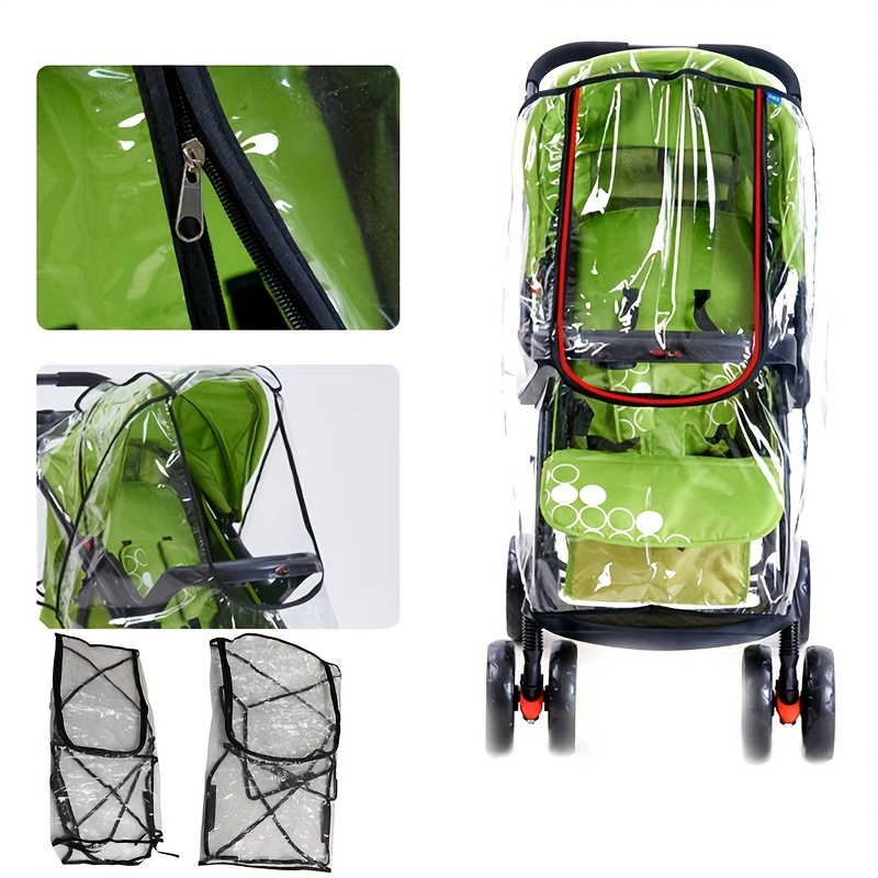 1pc Portable Universal Waterpr - Stroller Rain Cover 评论和价格