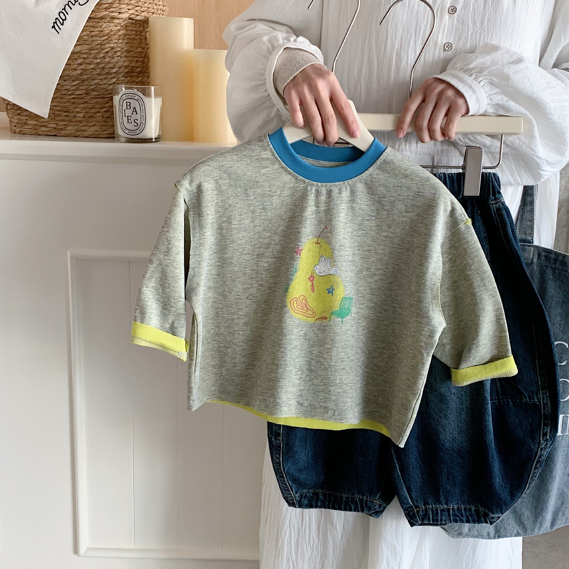 Children's Long Sleeved T-shir - Baby Products Korean 评论和价格