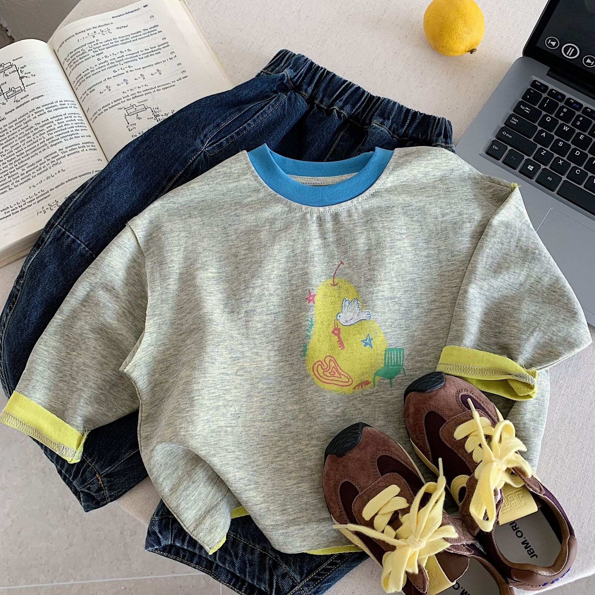 Children's Long Sleeved T-shir - Baby Products Korean 评论和价格