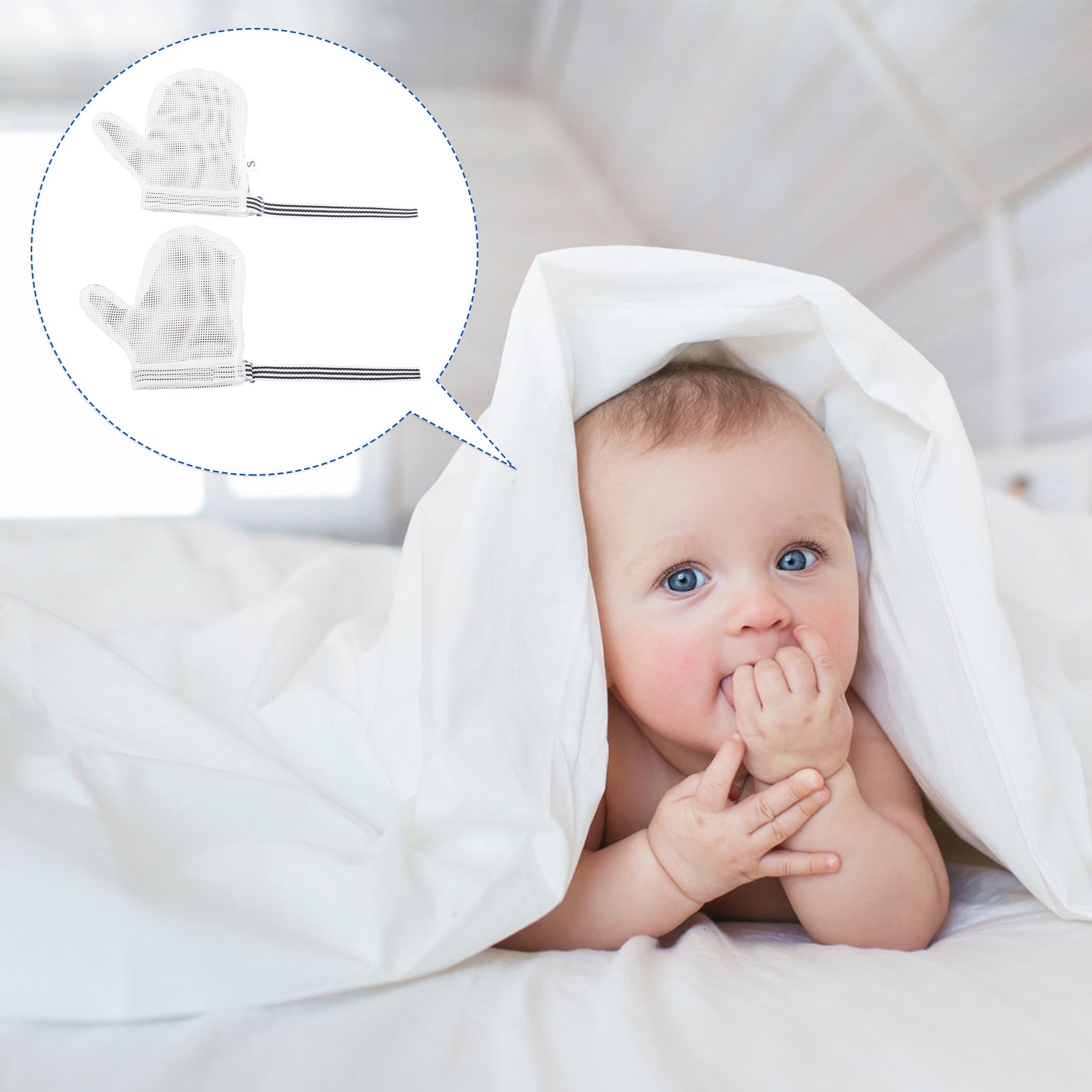 1Pair Baby Teething Mittens So - Teething Mitten Baby 评论和价格