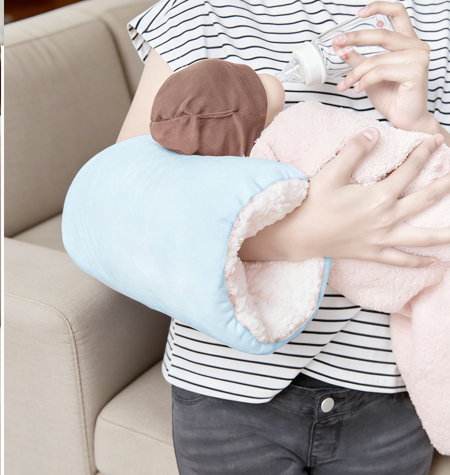 Maternity Solid Plush Inside B - Nursing Pillow Breastfeeding 评论和价格