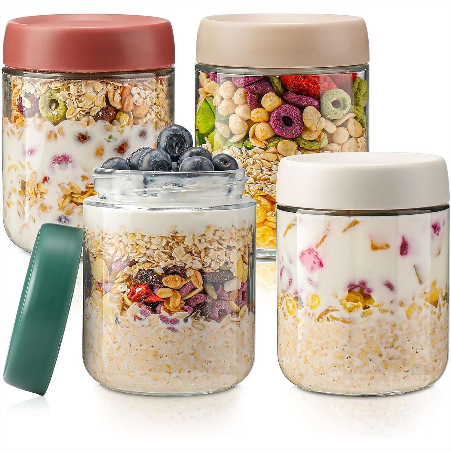 Glass Overnight Oats Container - Baby Products In 评论和价格
