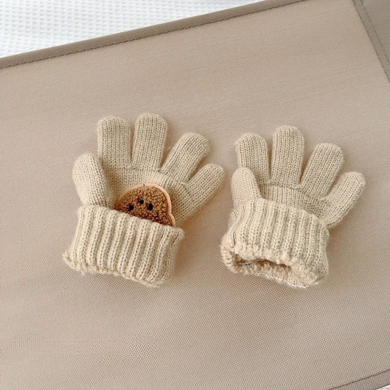 0-7Y Baby Cartoon Bear Mittens - Teething Mitten Baby 评论和价格