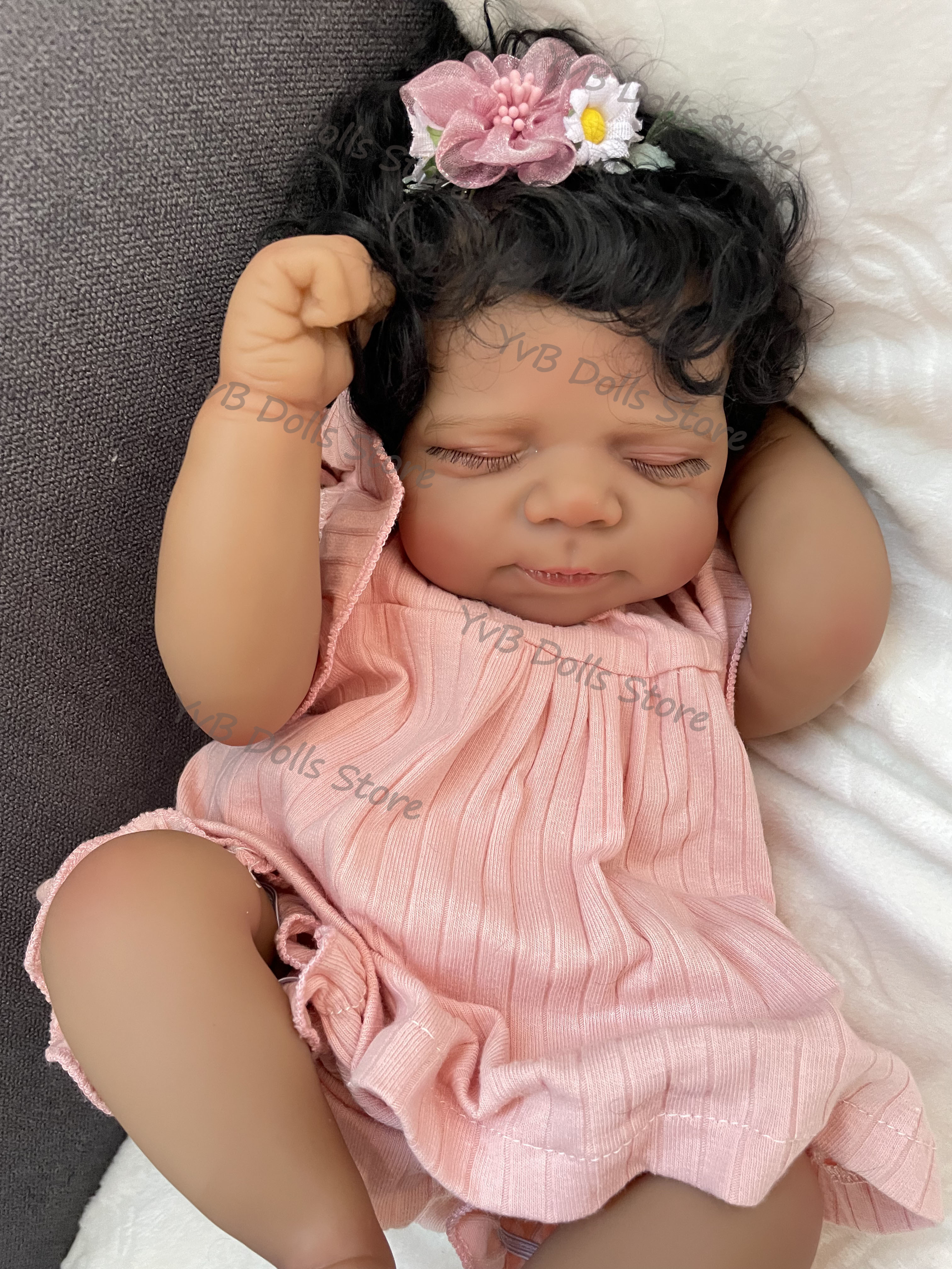 19inch Pascale Dark Skin Soft  - Baby Products For Curly Hair 评论和价格