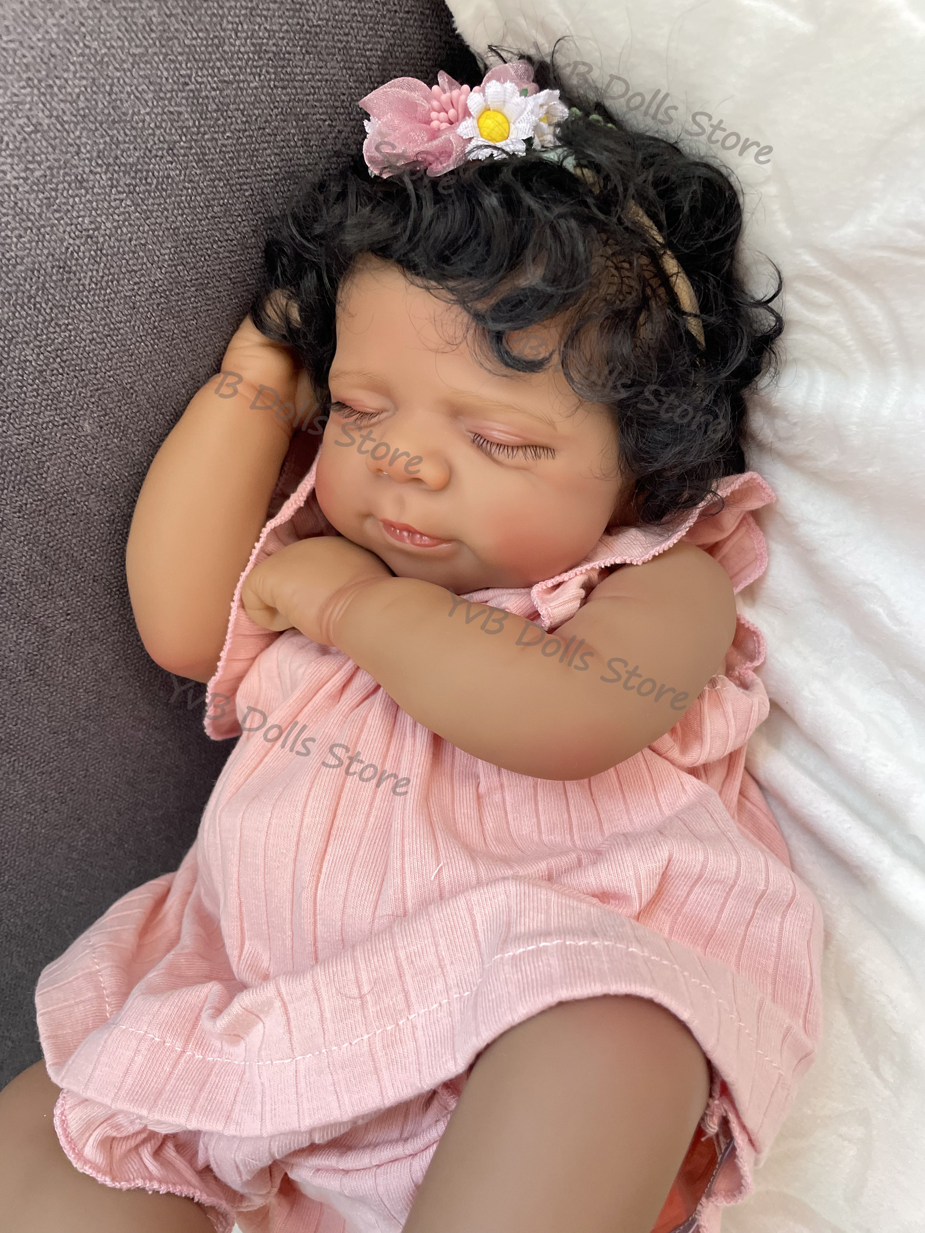 19inch Pascale Dark Skin Soft  - Baby Products For Curly Hair 评论和价格