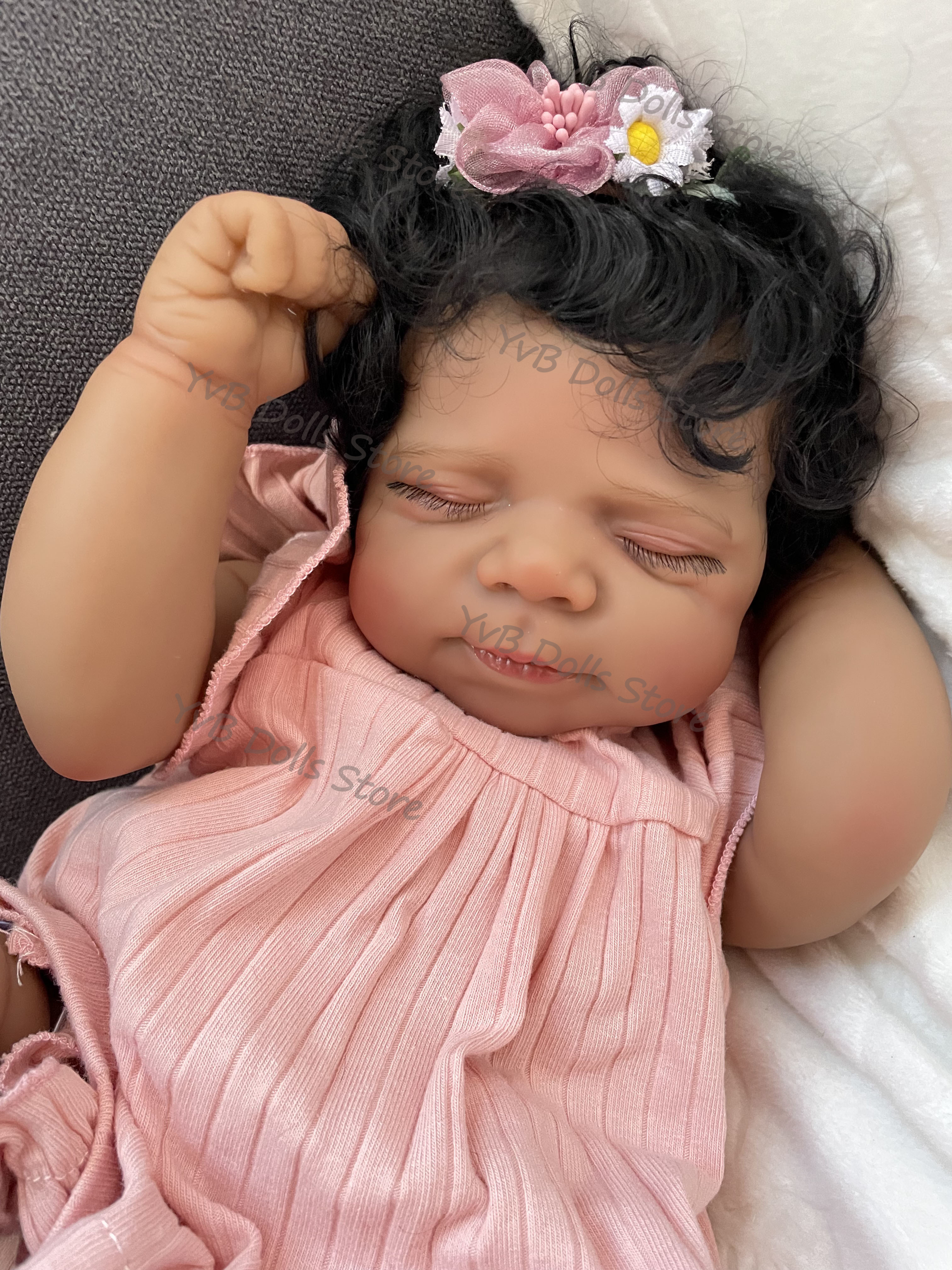 19inch Pascale Dark Skin Soft  - Baby Products For Curly Hair 评论和价格