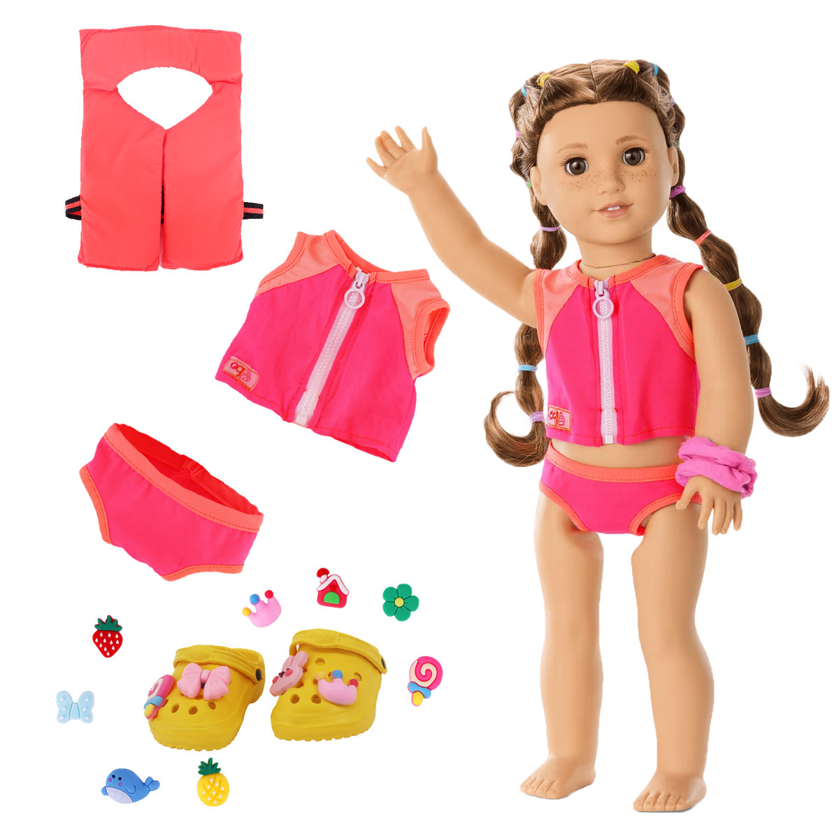 Head Flower Swimsuit Fish Scal - Baby Products For 1 Year Old 评论和价格