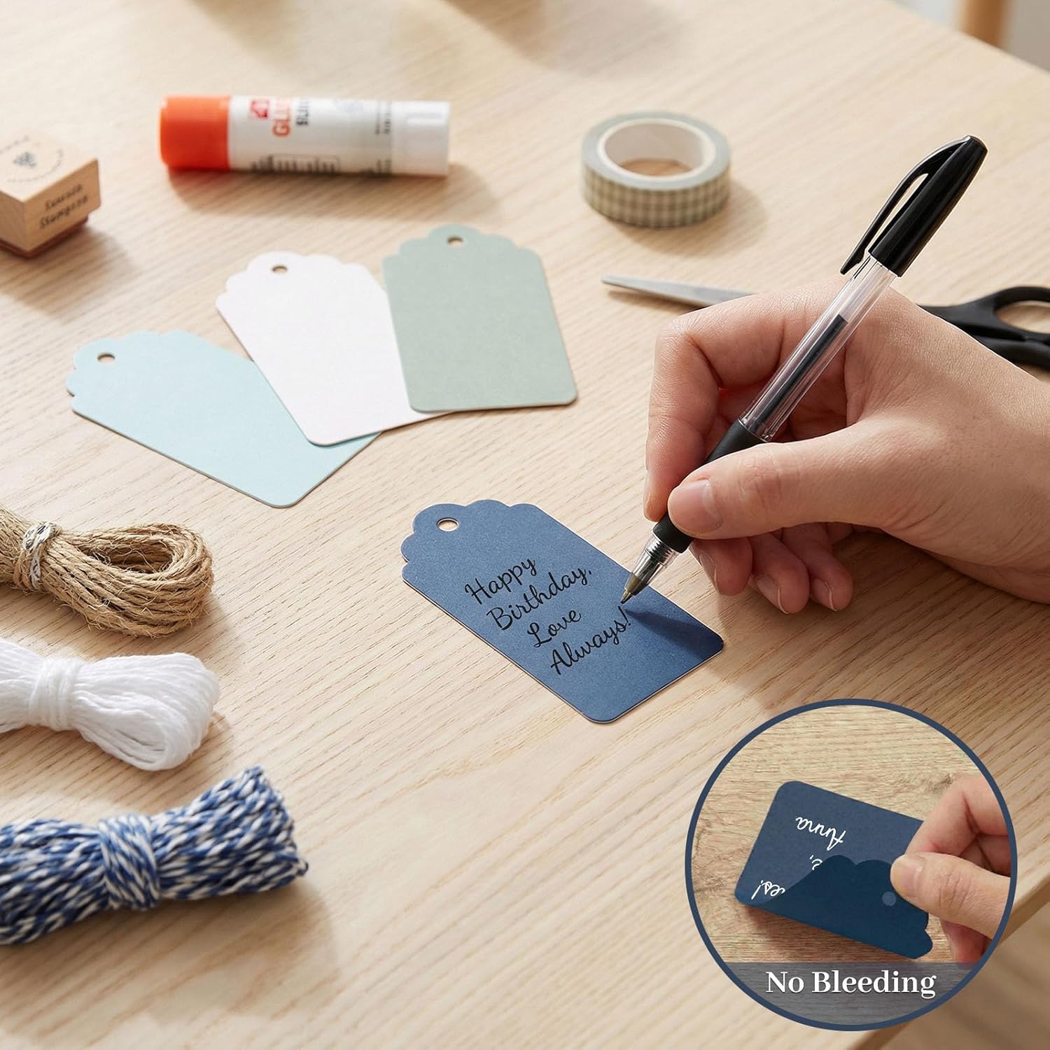 200 PCS Gift Tags with String  - Baby Products In 评论和价格