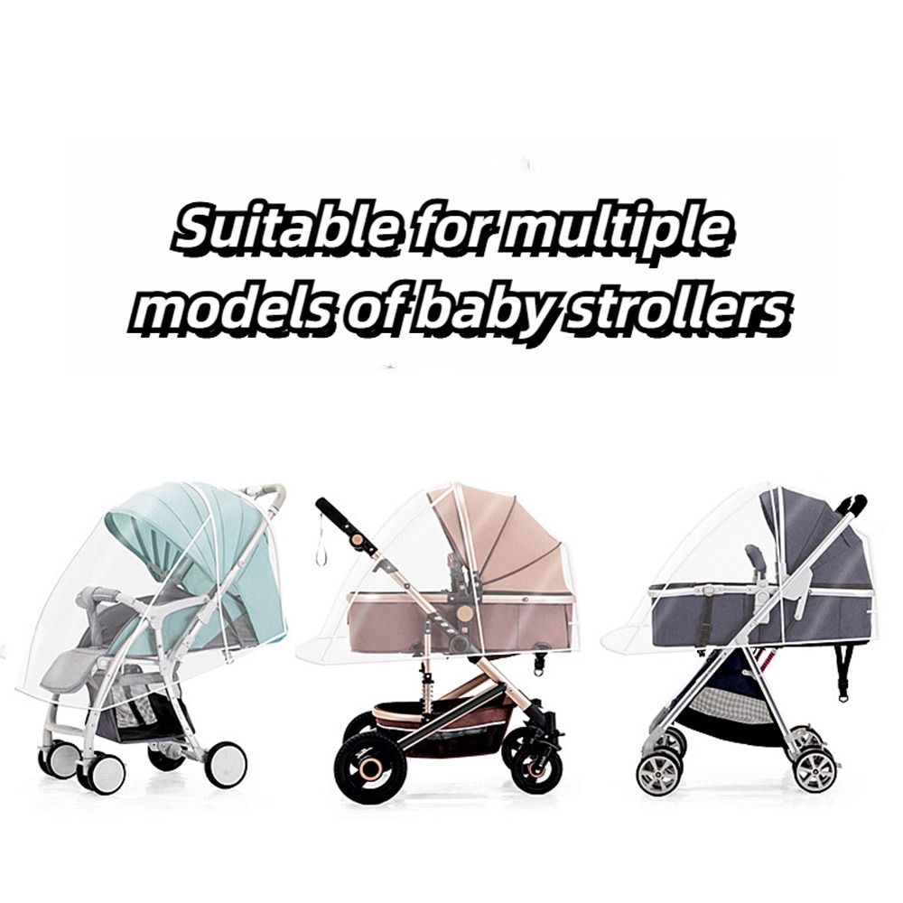 Transparent Baby Stroller Rain - Stroller Rain Cover 评论和价格