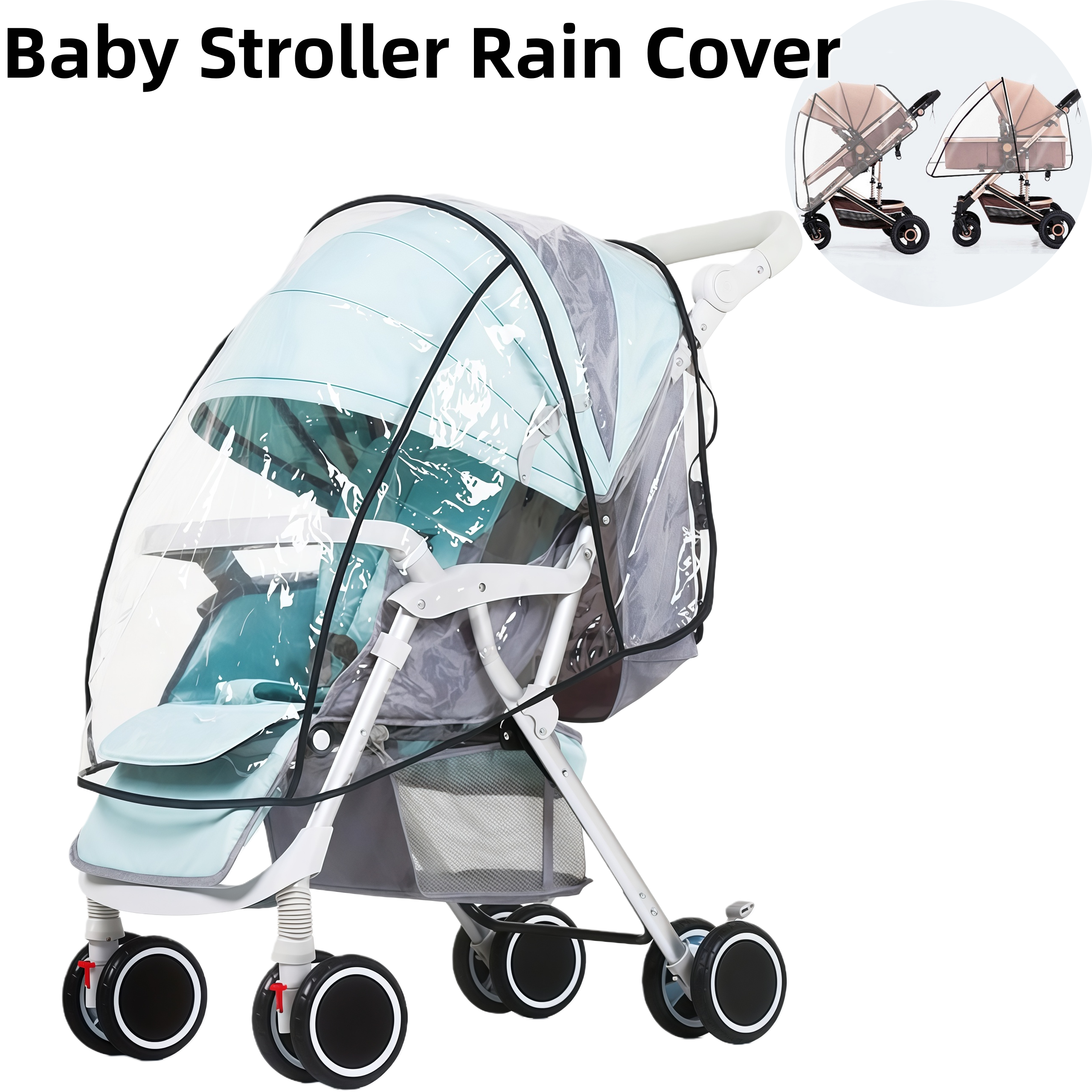 Baby Stroller Rain Cover Child - Stroller Rain Cover 评论和价格
