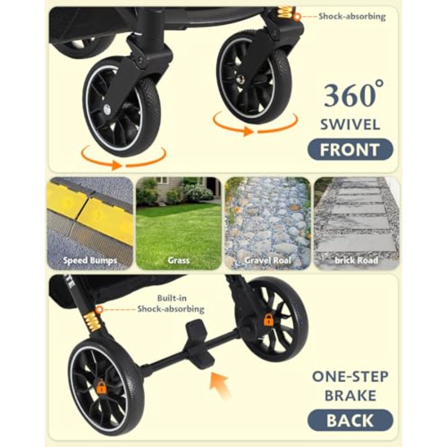 Dog stroller for outdoor trave - Stroller Rain Cover 评论和价格