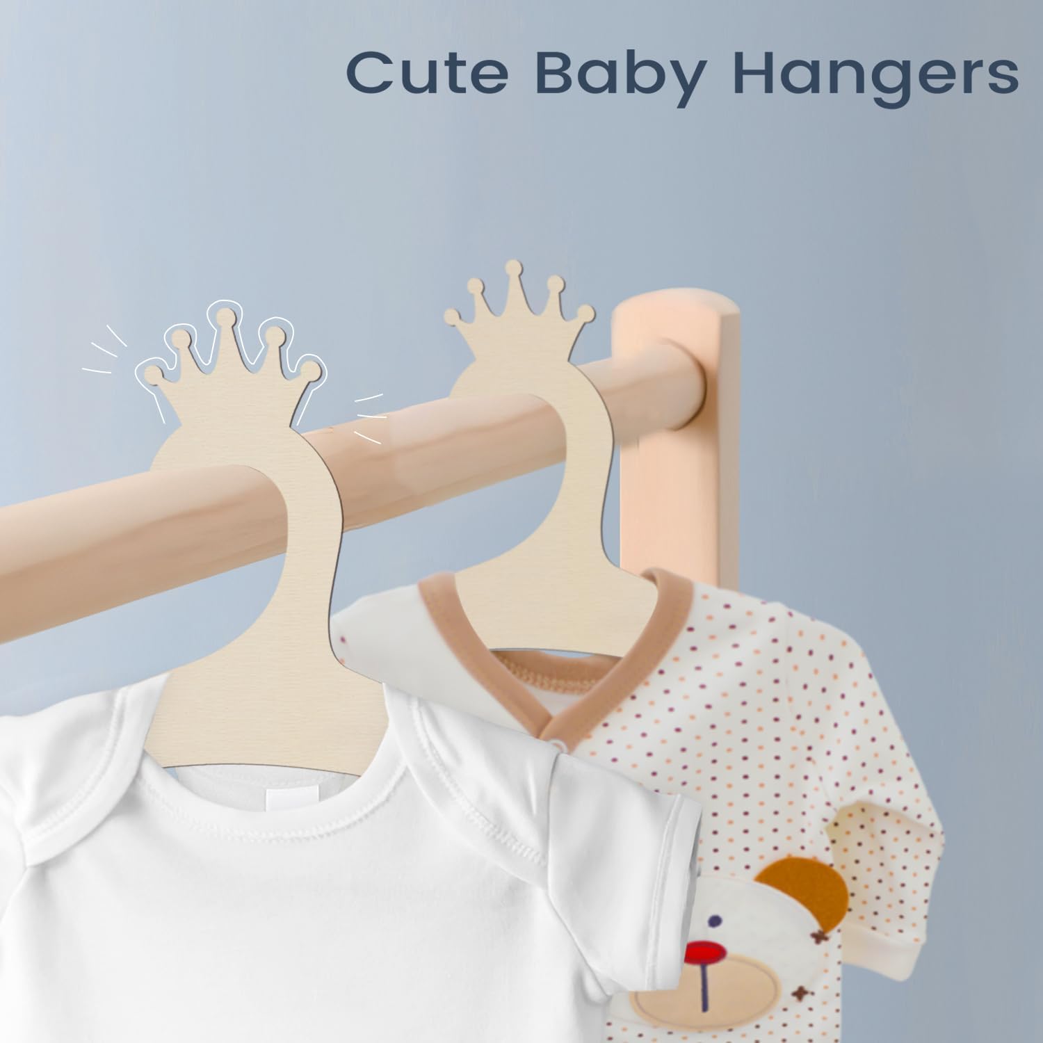 Wooden Baby Hangers 9 Inch, Cu - Baby Products In 评论和价格