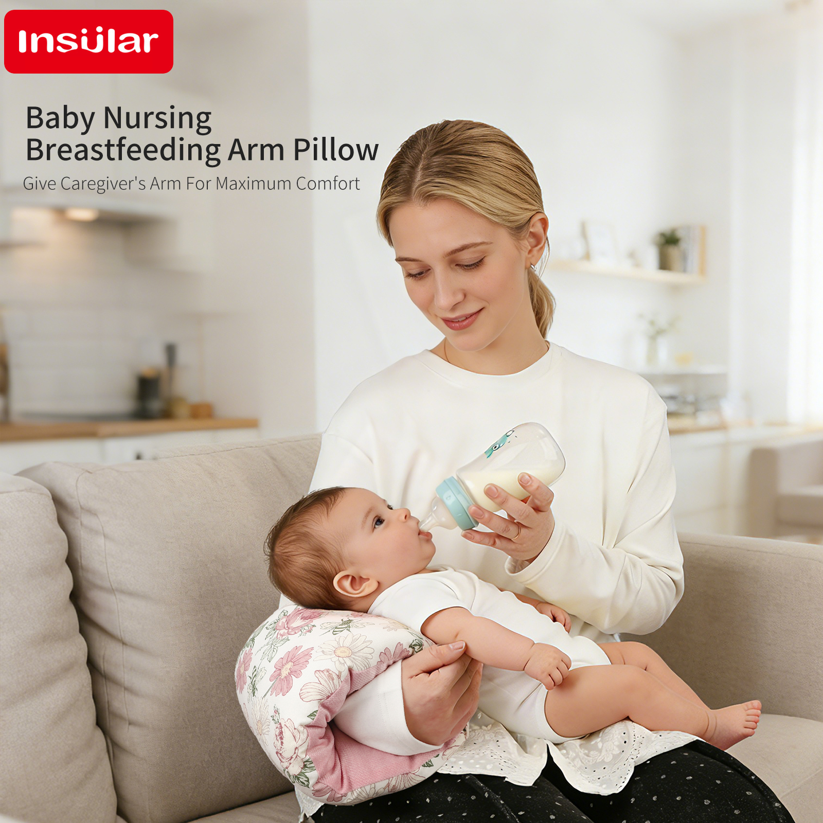 Newborn Cotton Breastfeeding A - Nursing Pillow Breastfeeding 评论和价格