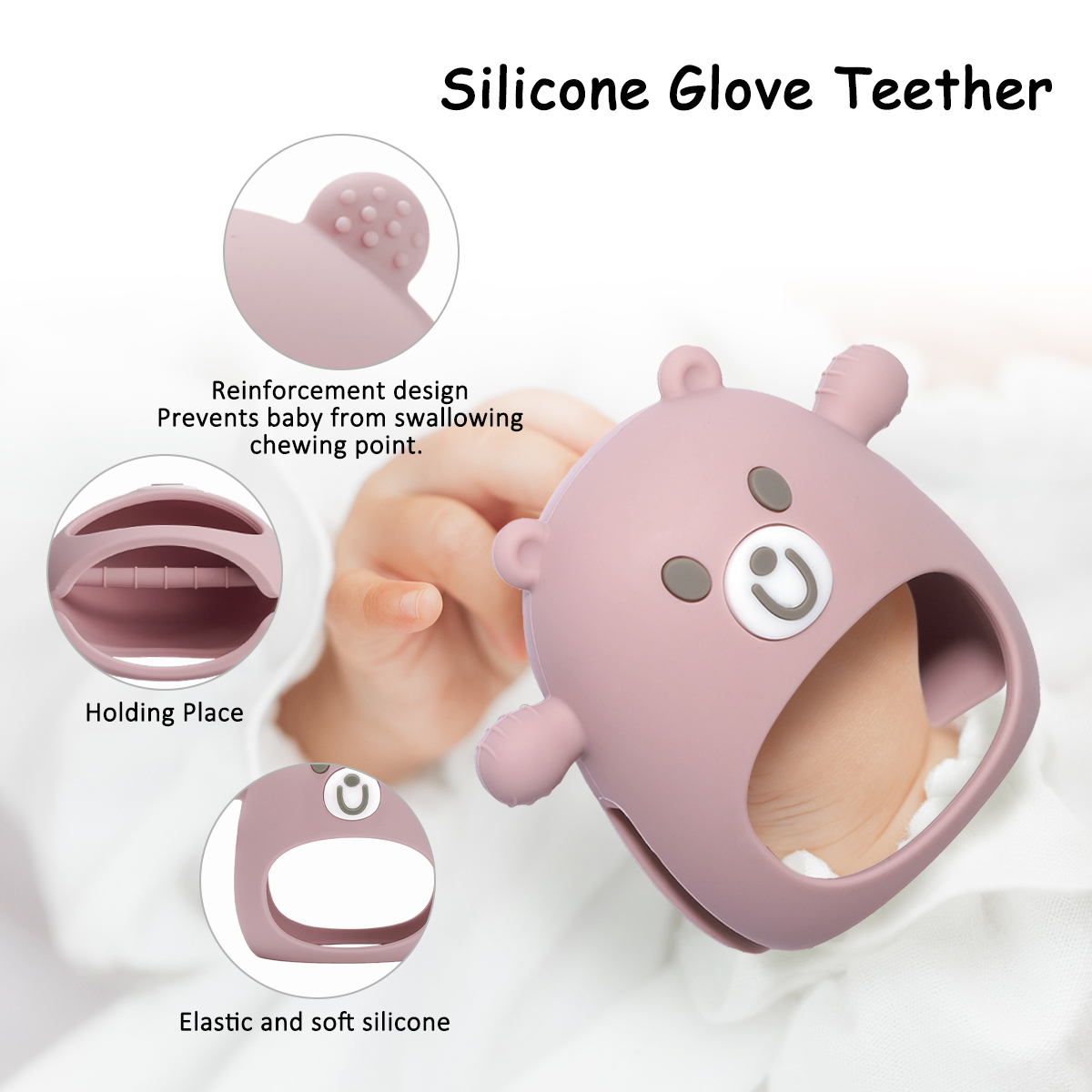 TYRY.HU Baby Teether Gloves Ki - Teething Mitten Baby 评论和价格